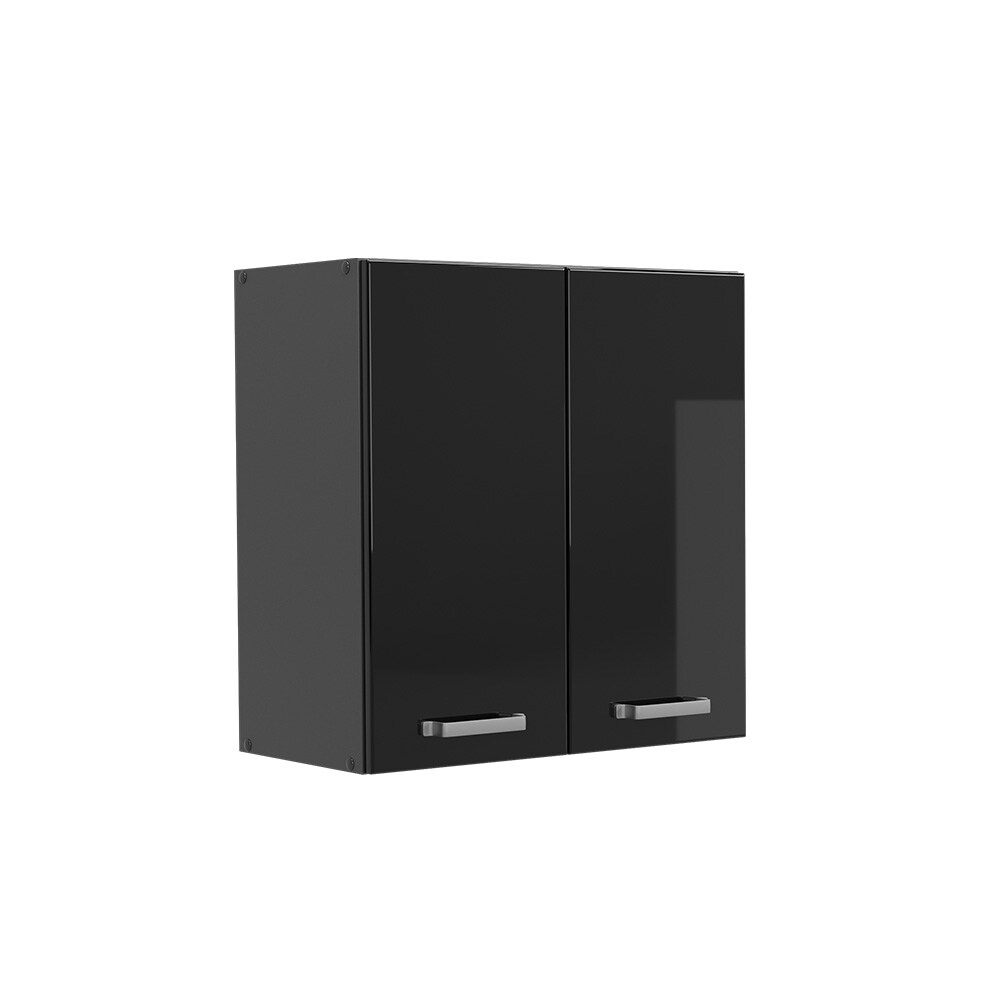 Vicco Hängeschrank Küchenschrank R-Line Solid Anthrazit Schwarz 60 cm modern