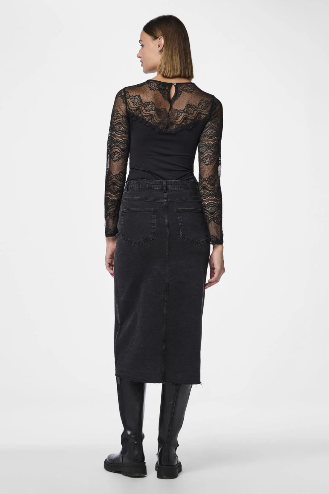 Pieces Pcsinna Ls Bodystocking