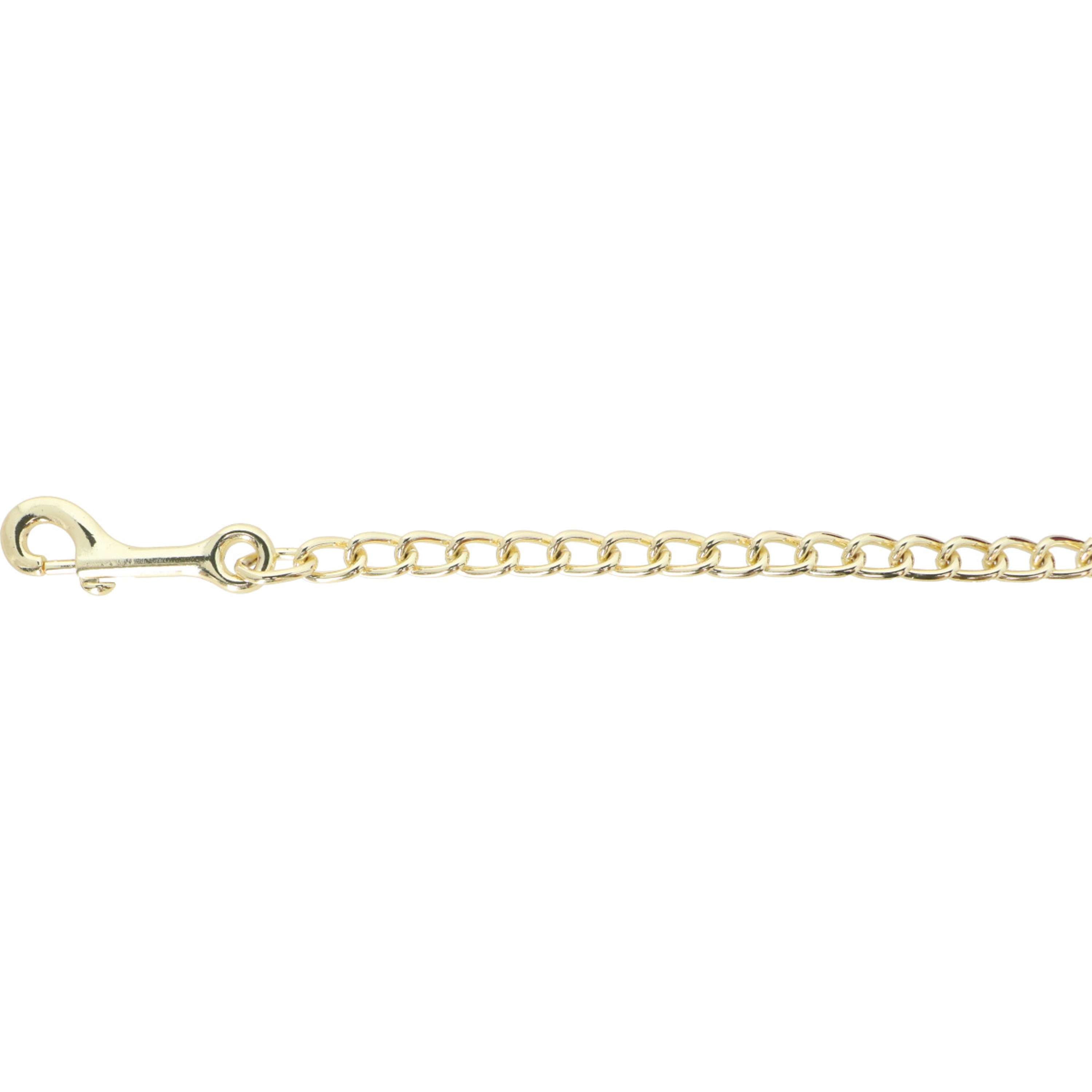 Bucas Hengstenketting Show-Line Burgundy/Zwart