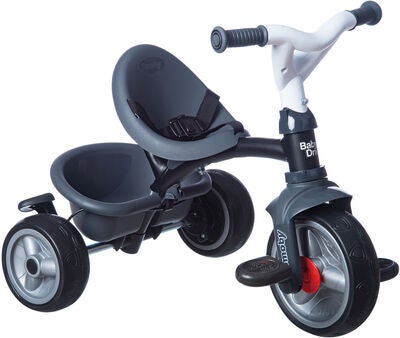 Smoby Trehjuling Baby Driver, Grå