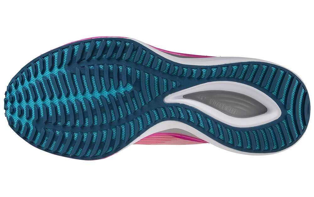 Mizuno Wave Rebellion Flash Hardloopschoenen Paars/Wit/Zilver Dames