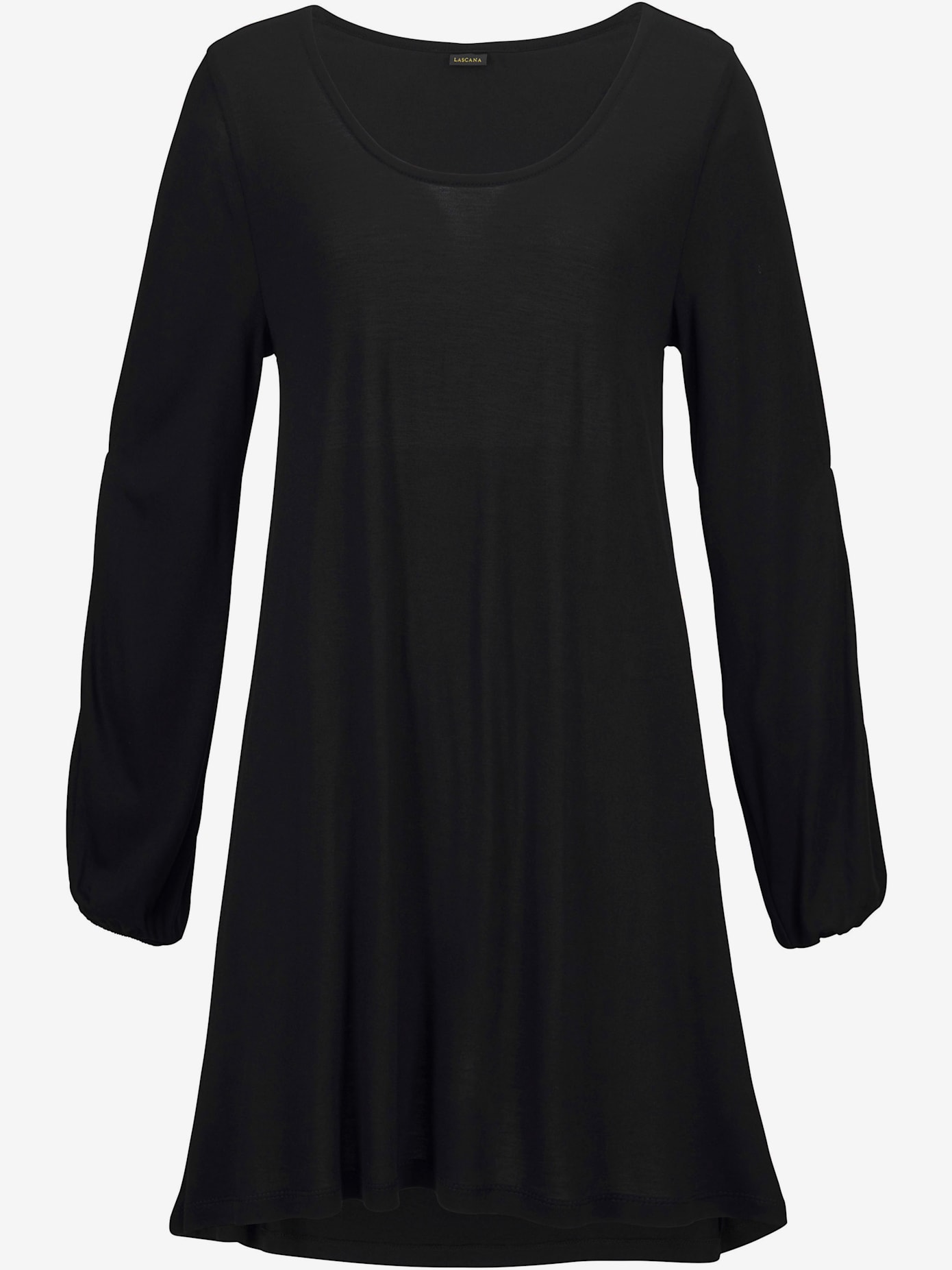 T-shirt long encolure ronde