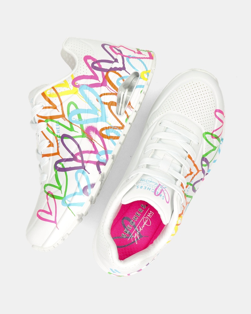 Skechers Uno Love Lage sneakers  - wit