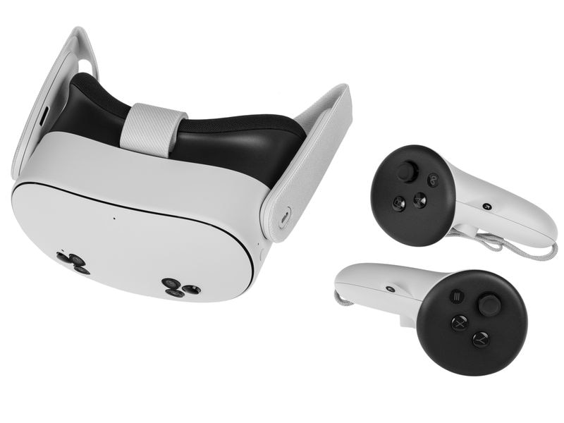 Meta VR-Headset Quest 3S 256 GB Mobiles VR-Headset inkl. zwei Touch-Controllern
