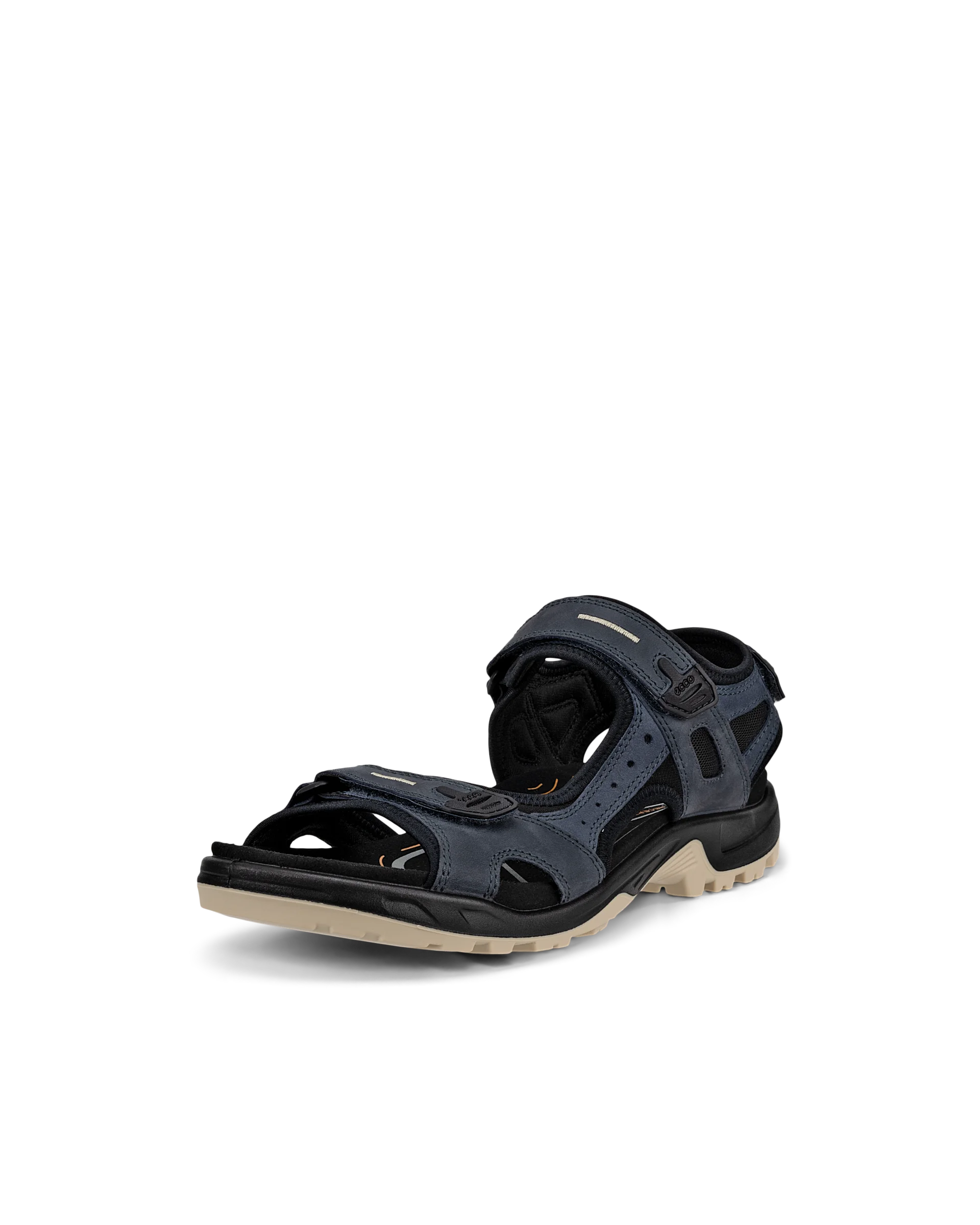 ECCO OFFROAD Herren Trekkingsandale aus Nubukleder Marineblau