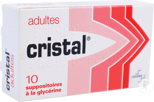 Cristal Adultes Suppositoires À La Glycérine 10 Pièces