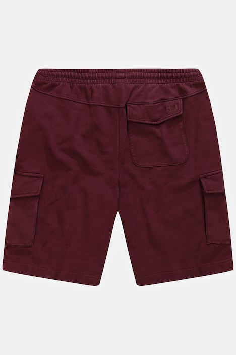 STHUGE Cargo-Bermuda, Elastikbund, Sweat, Relaxed Fit,bis 8 XL