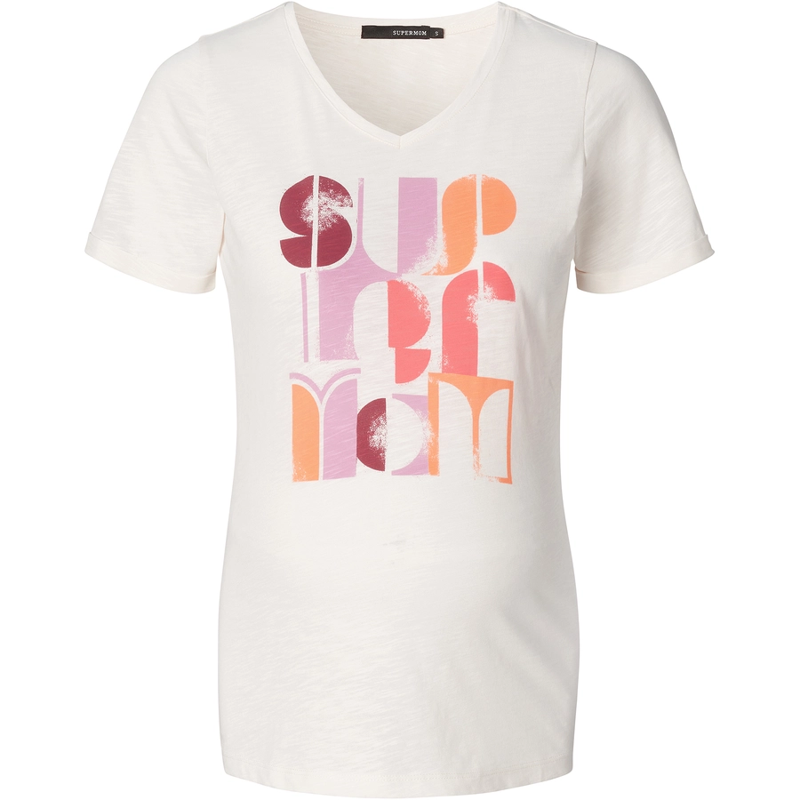SUPERMOM T-shirt Felton Marshmallow