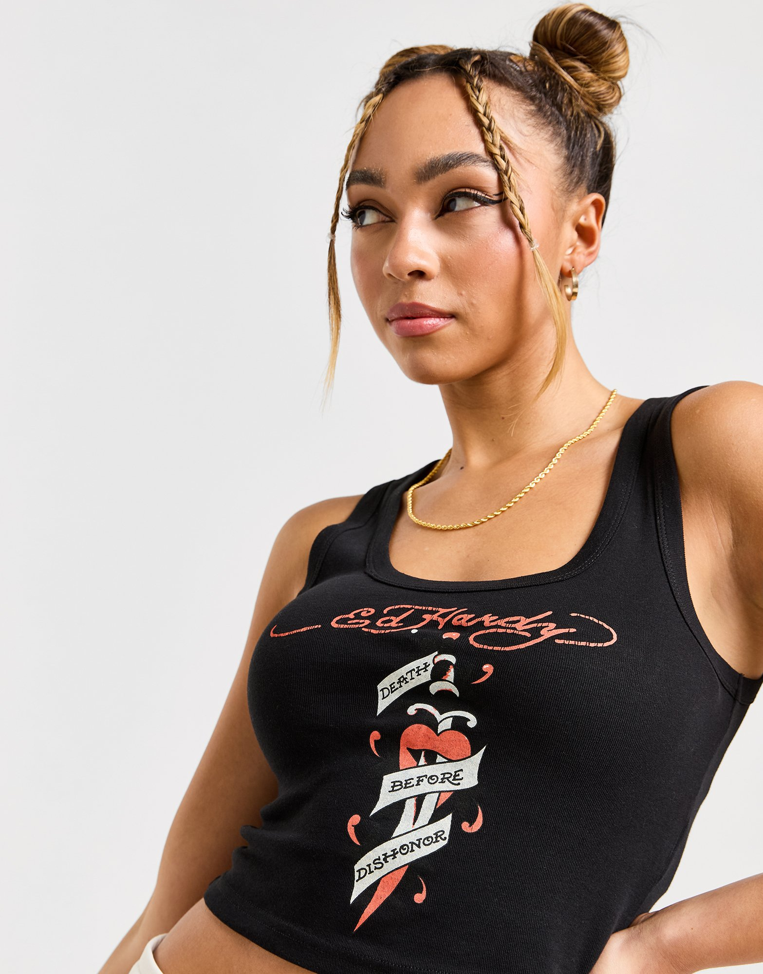 Ed Hardy Débardeur Dagger Rib Femme