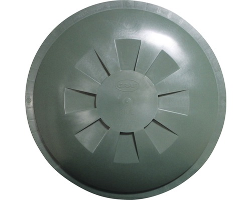 Deksel voor GARANTIA ronde regenton 310 l, buitendiameter 80 cm, groen