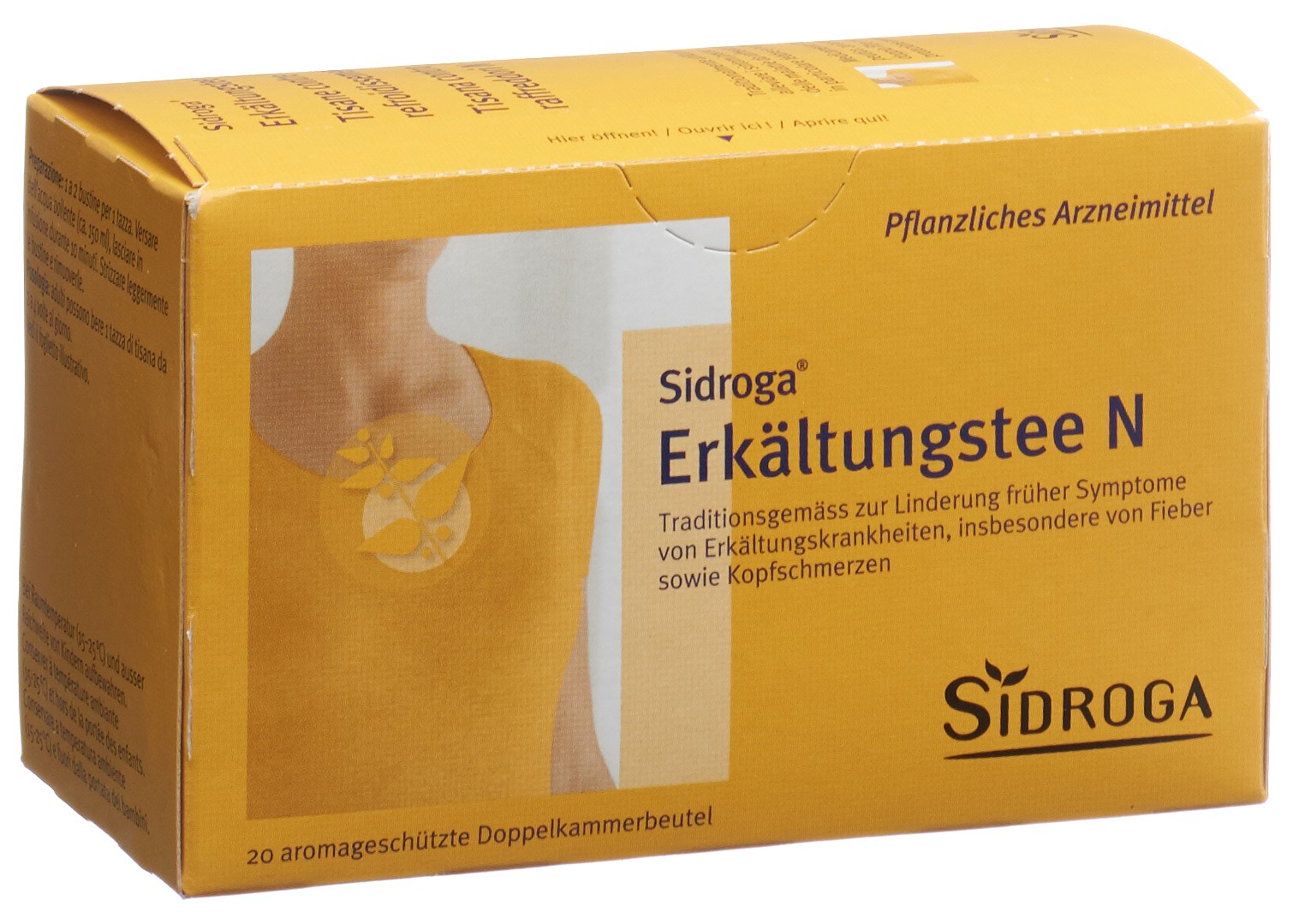 Sidroga Erkältungstee N Tees Btl 2 g