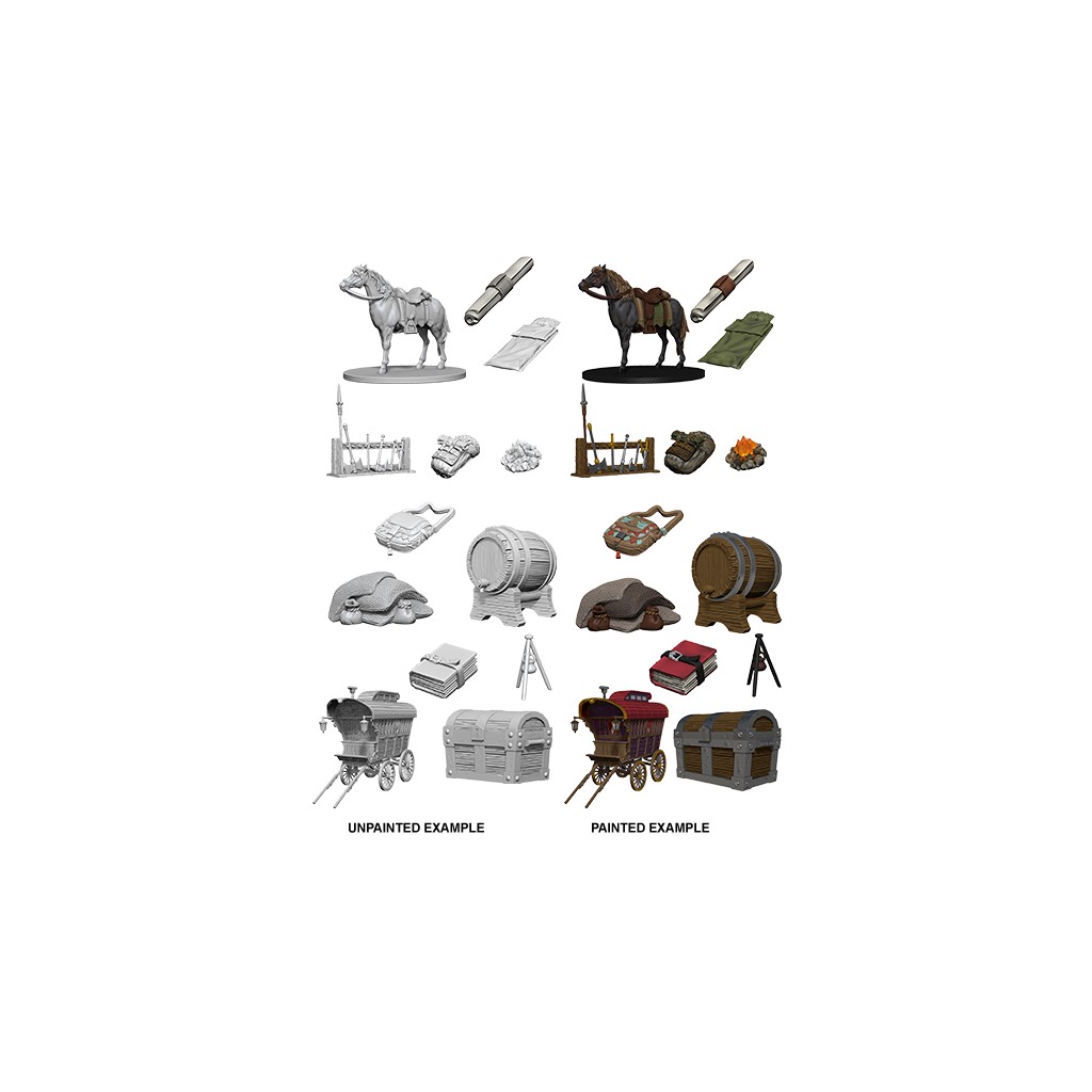 D&D Nolzur’s Marvelous Unpainted Miniatures: Adventurer's Campsite