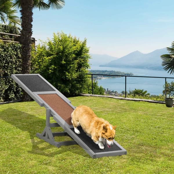 Dog rocker Agility rocker laget av tre for hunder, trening og hundesport, for store hunder, 180x30x30cm