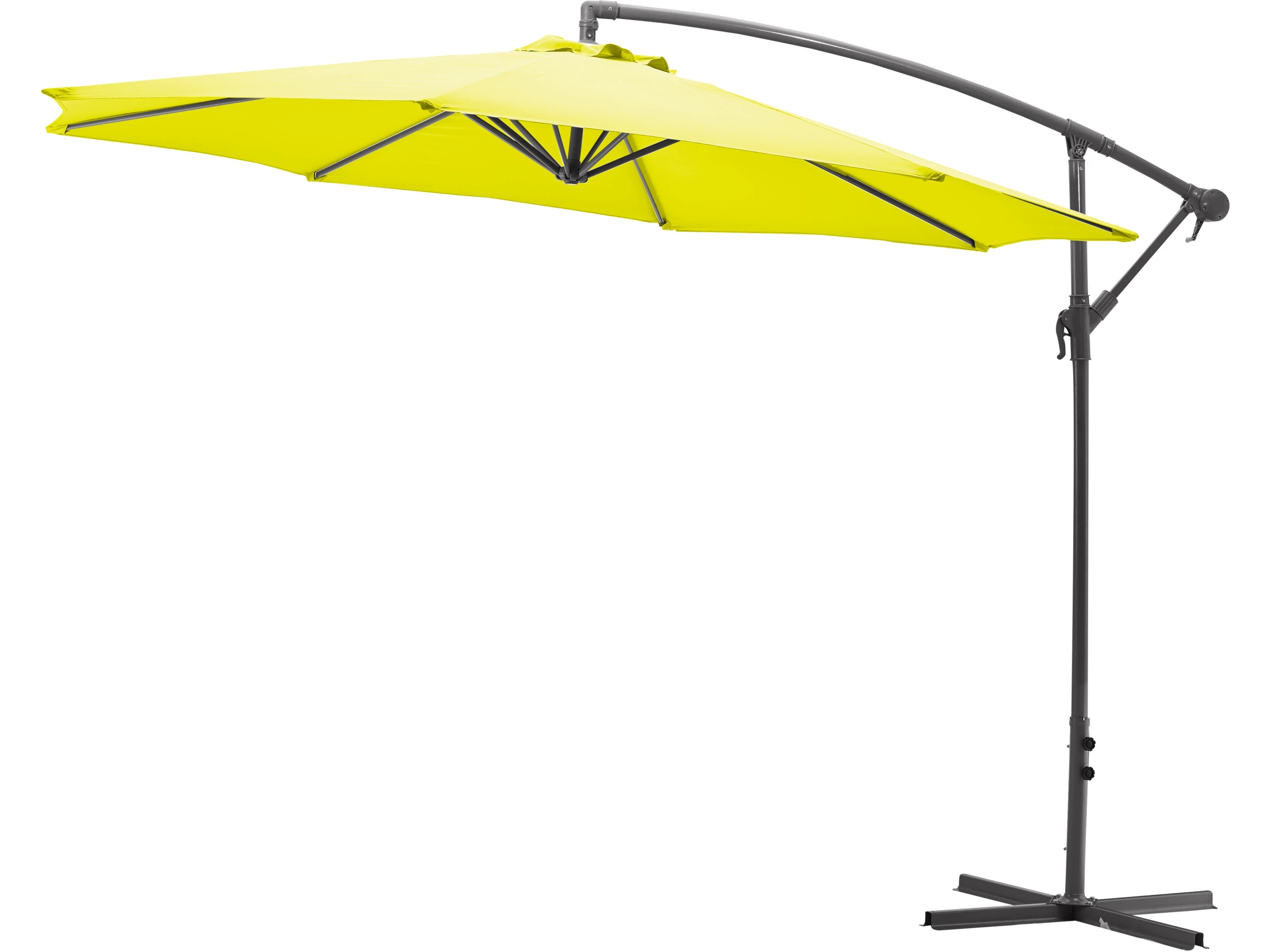 Gartenfreunde Ampelschirm Ø 300 cm Lemon mit Kurbel