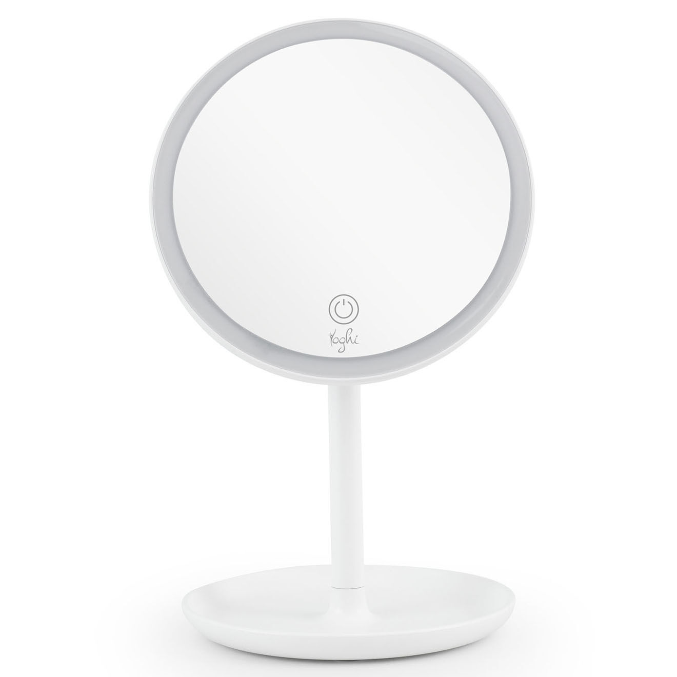 Yoghi Miroir avec LED blanc - D.20 cm