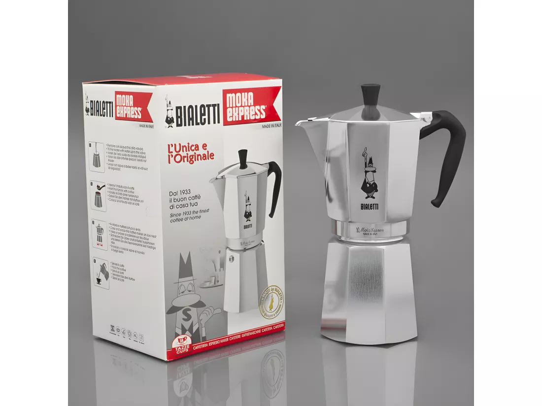 Cafetiere 18 tasses moka express
