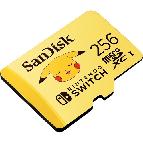 Carte mémoire micro SD Sandisk Nintendo Switch System Pokemon 256Go