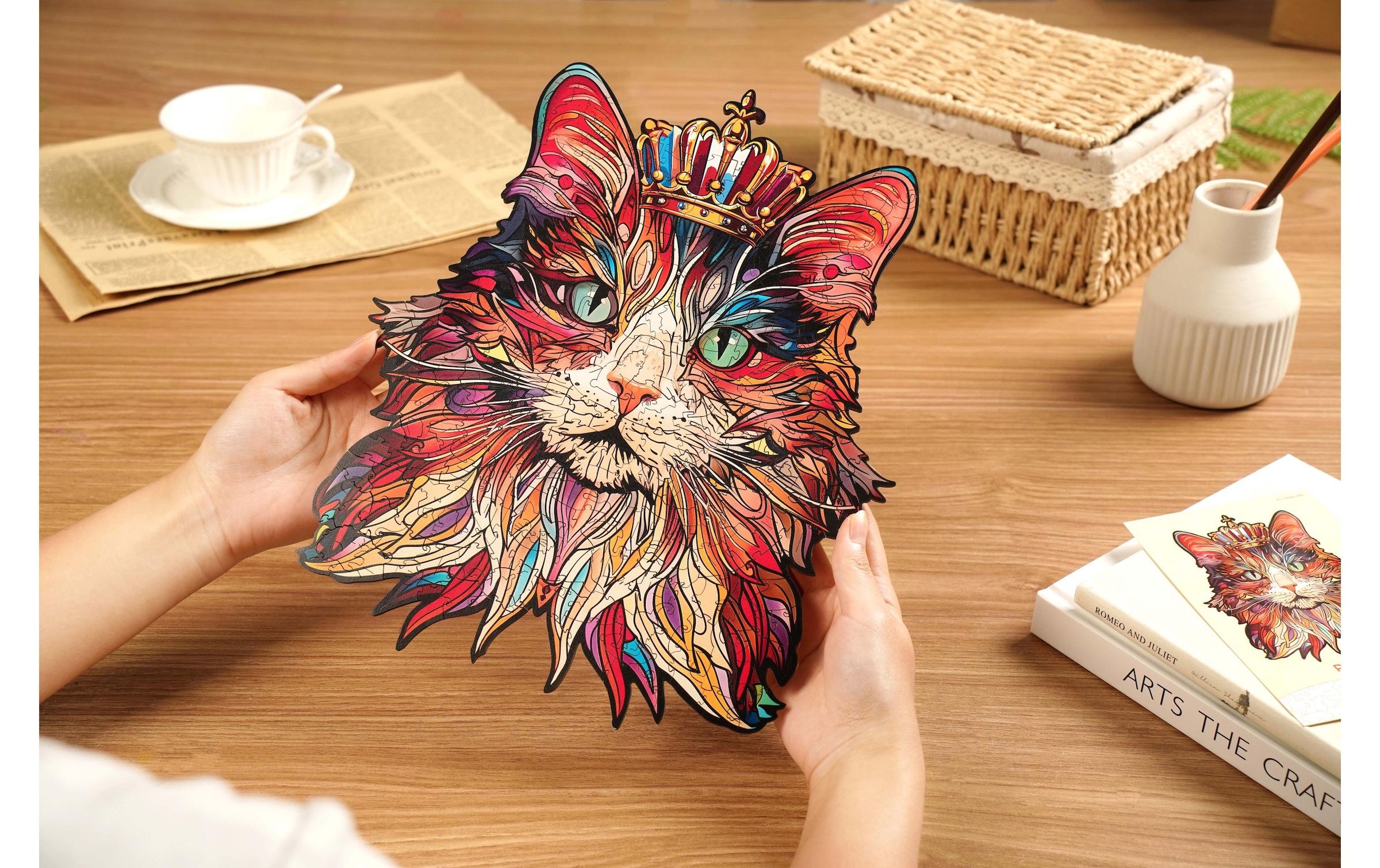 3D-Puzzle »RoboTime Katzenkönig«