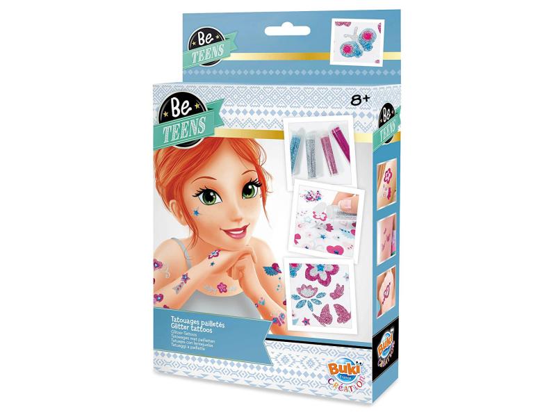 Buki Tattoo Set Be Teens Glitzer Tattoo-Set
