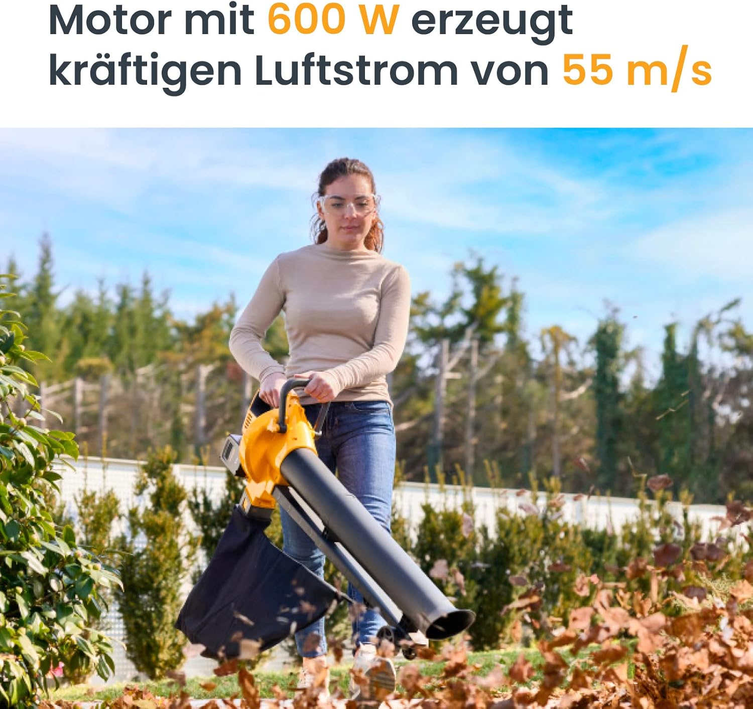 STIGA SVS 100e 3in1 Laubsauger, Laubbläser, Häcksler mit 2x 20V (4Ah) Akku und Ladegerät