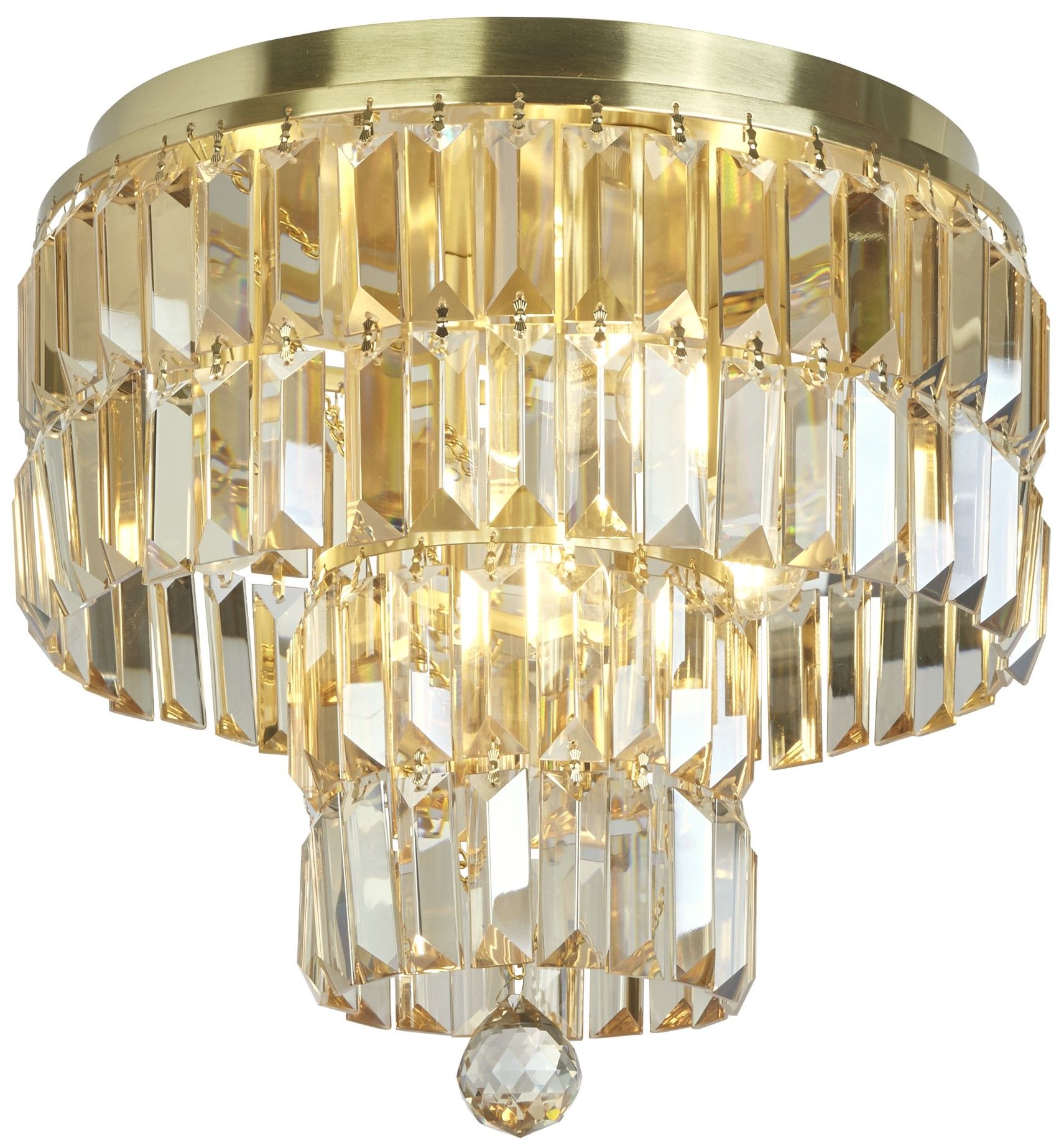 Plafondlamp 61321-4SB Empire ⌀34  x H33 cm
