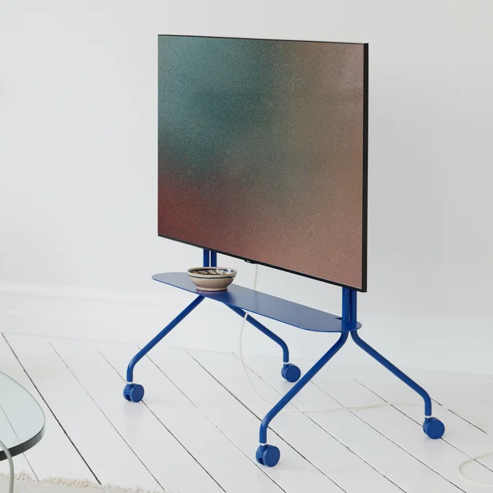 Pedestal - Pipe Shelf, ultra marine