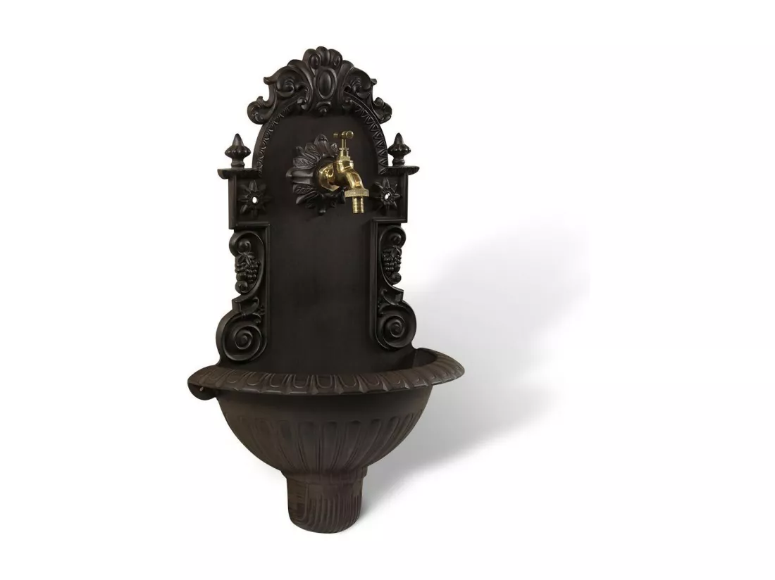 Fontaine de jardin Aluminium Marron - Décoration d'Autrefois