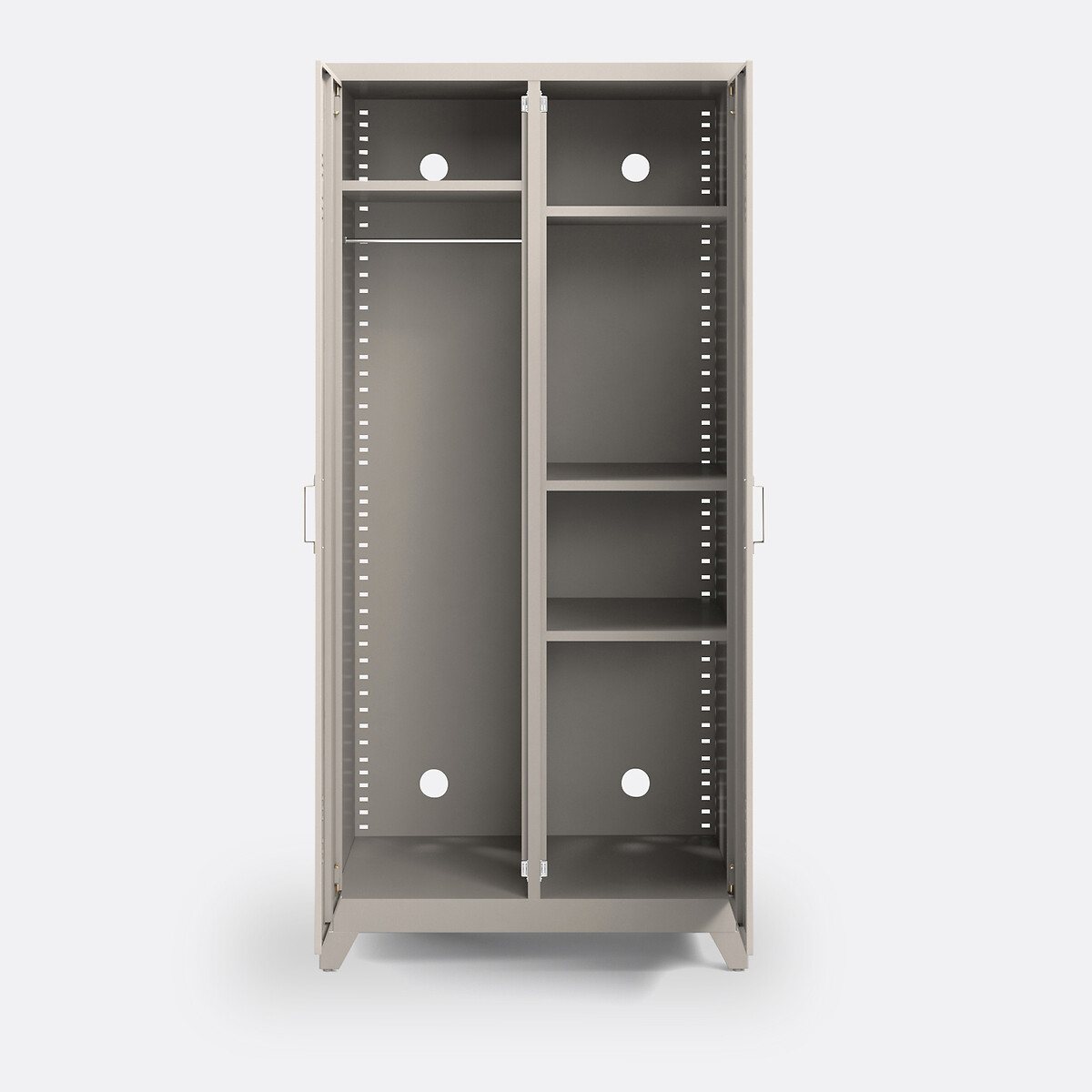 LA REDOUTE INTERIEURS<br>Armário metálico, 2 portas, Hiba