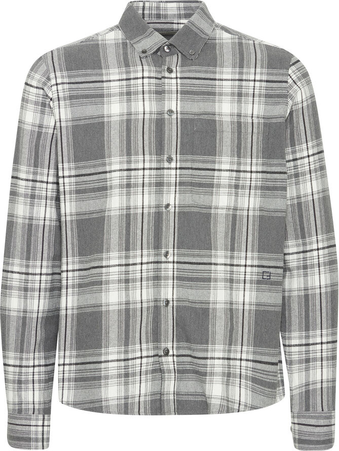 Casual Friday CFANTON LS checked shirt Pewter mix