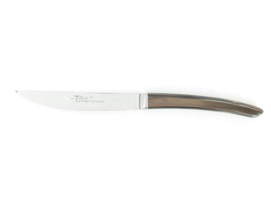 Le Steak Thiers forgé - manche marron - coffret de 6 pièces Le Thiers par Forges Foreziennes