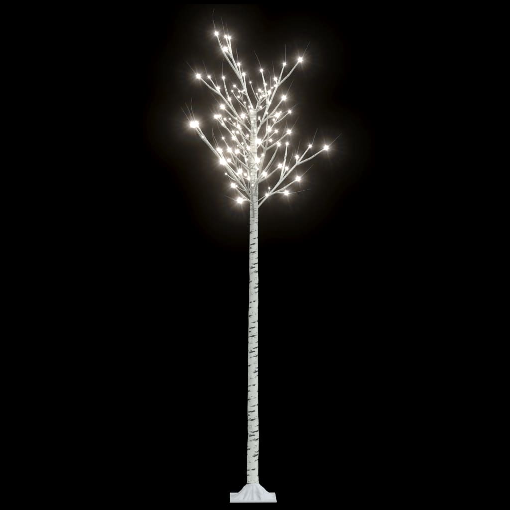 Sapin de noël 200 led blanc froid saule 2,2 m int/ext