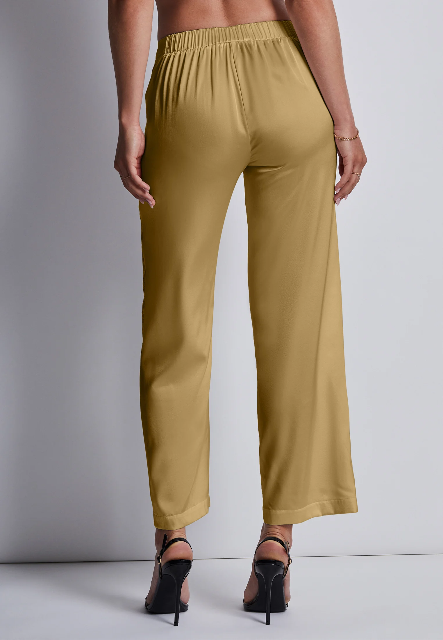 MIDNIGHT WHISPER - Pantalon | Doré