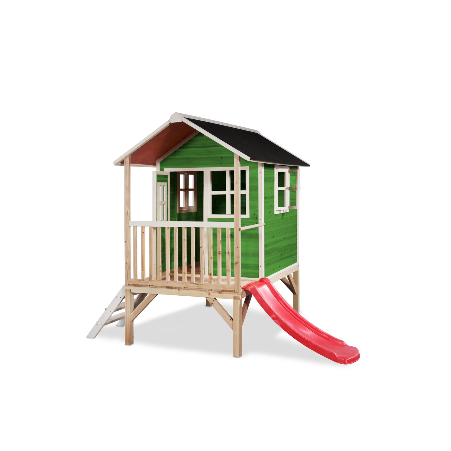 EXIT Loft 300 houten speelhuis - groen
