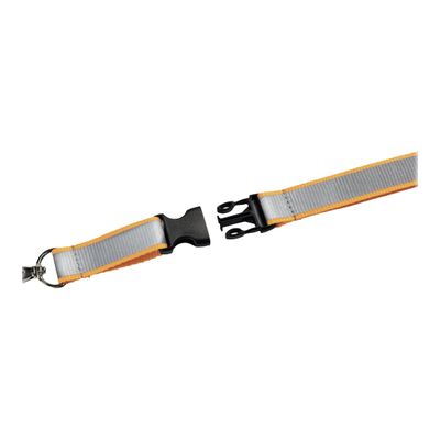 Durable - Lacet textile pour badge - système anti-étranglement - orange