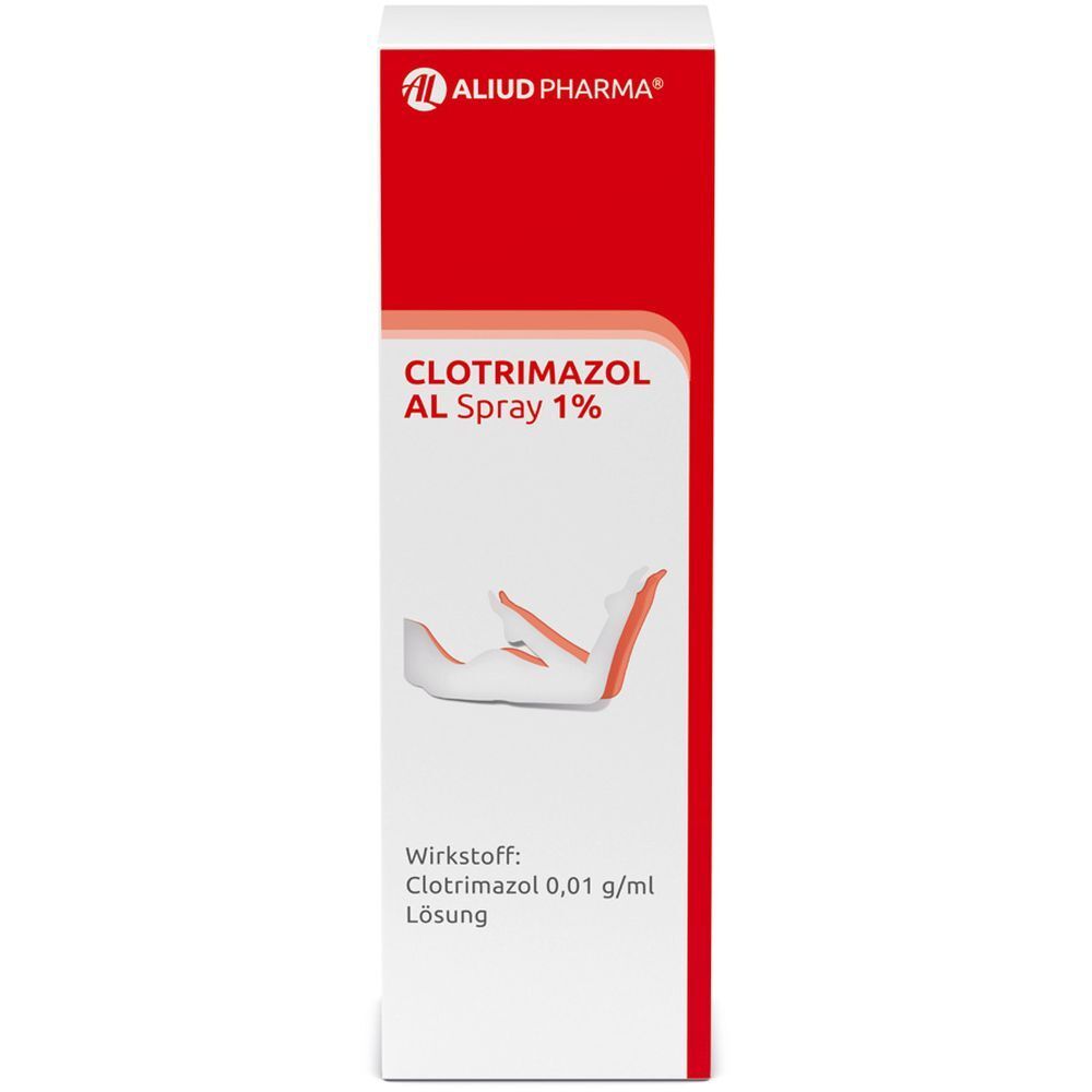 Clotrimazol AL Spray 1% bei Fußpilz