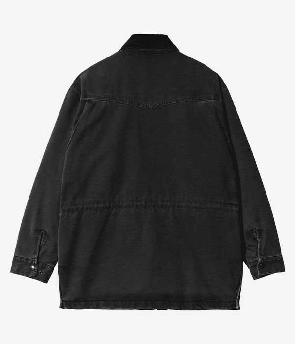 Carhartt WIP OG Santa Fe Coat Organic Dearborn Jacke (black black stone canvas)