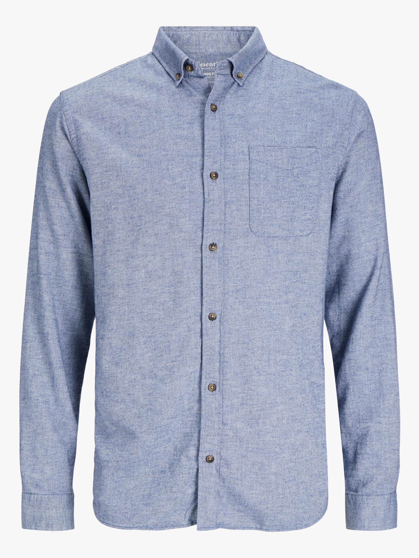 Classic Melange Shirt Long Sleeve