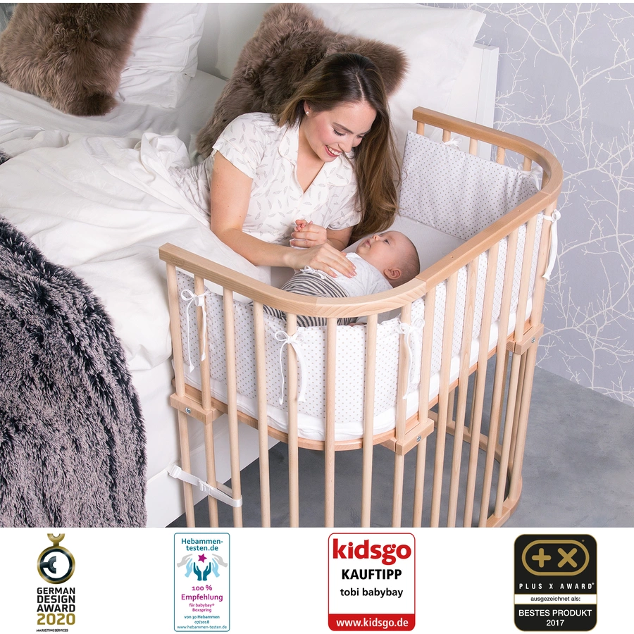 babybay Beistellbett Boxspring XXL natur