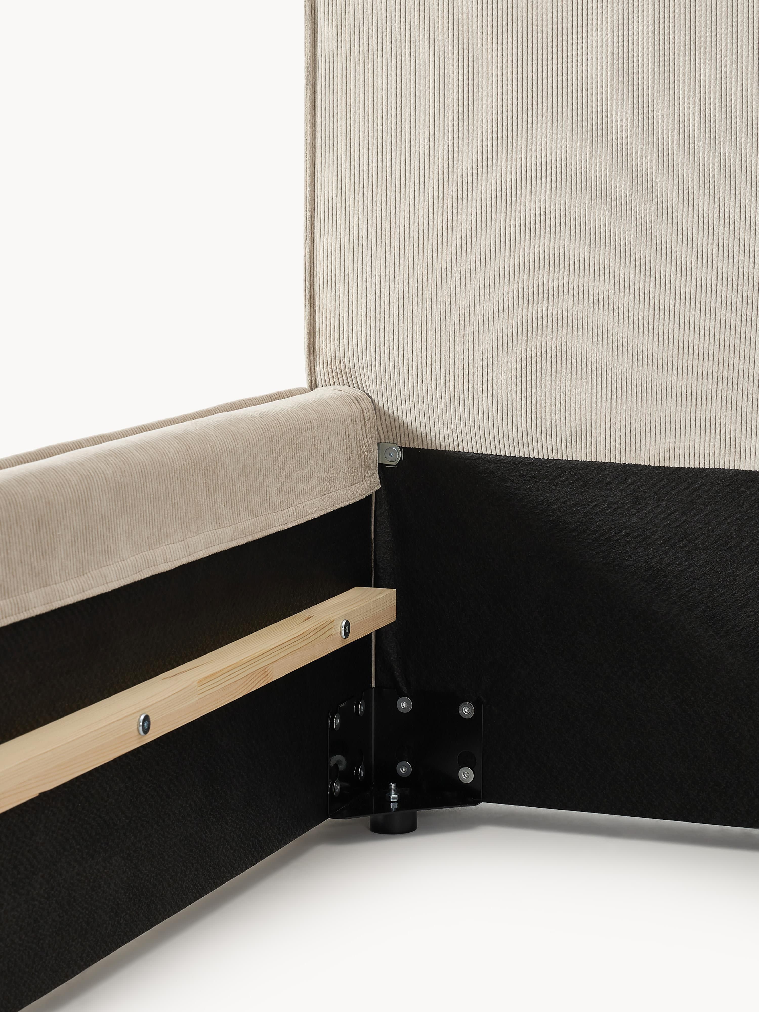 Corduroy gestoffeerd bed Dream