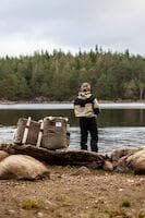 Orrefors Hunting Kylväska, Sand, 38x32x24 cm