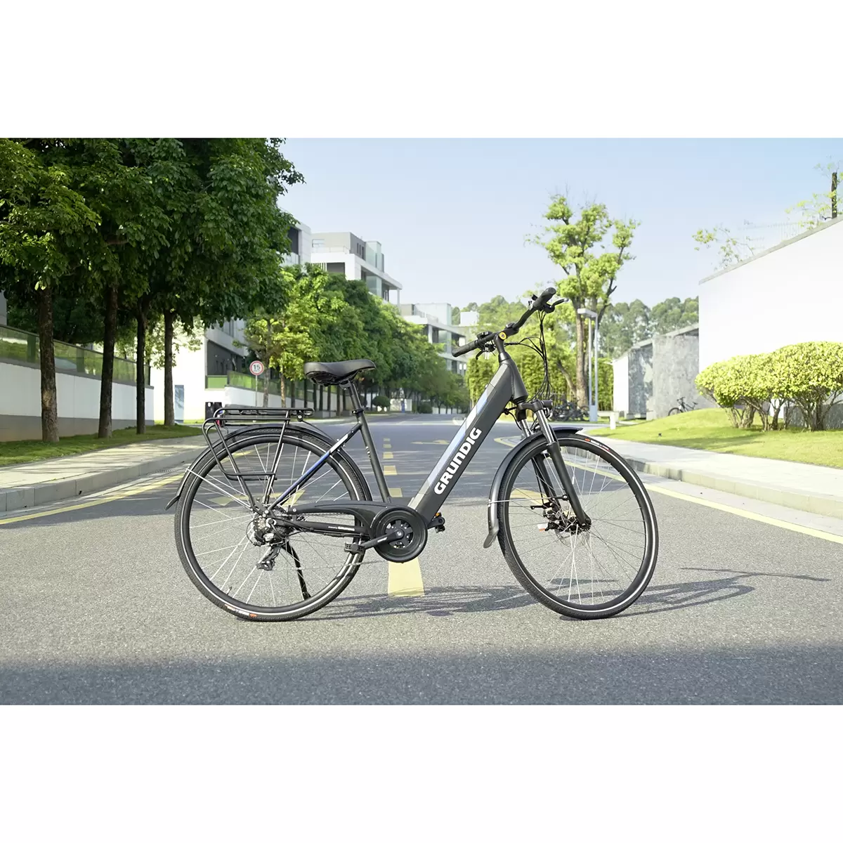 E-Bike Grundig Citybike28 Anthrazit