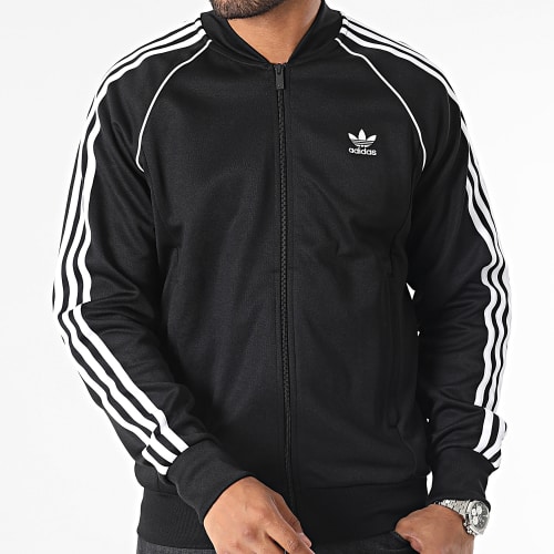 Veste Zippée A Bandes IM4545 Noir