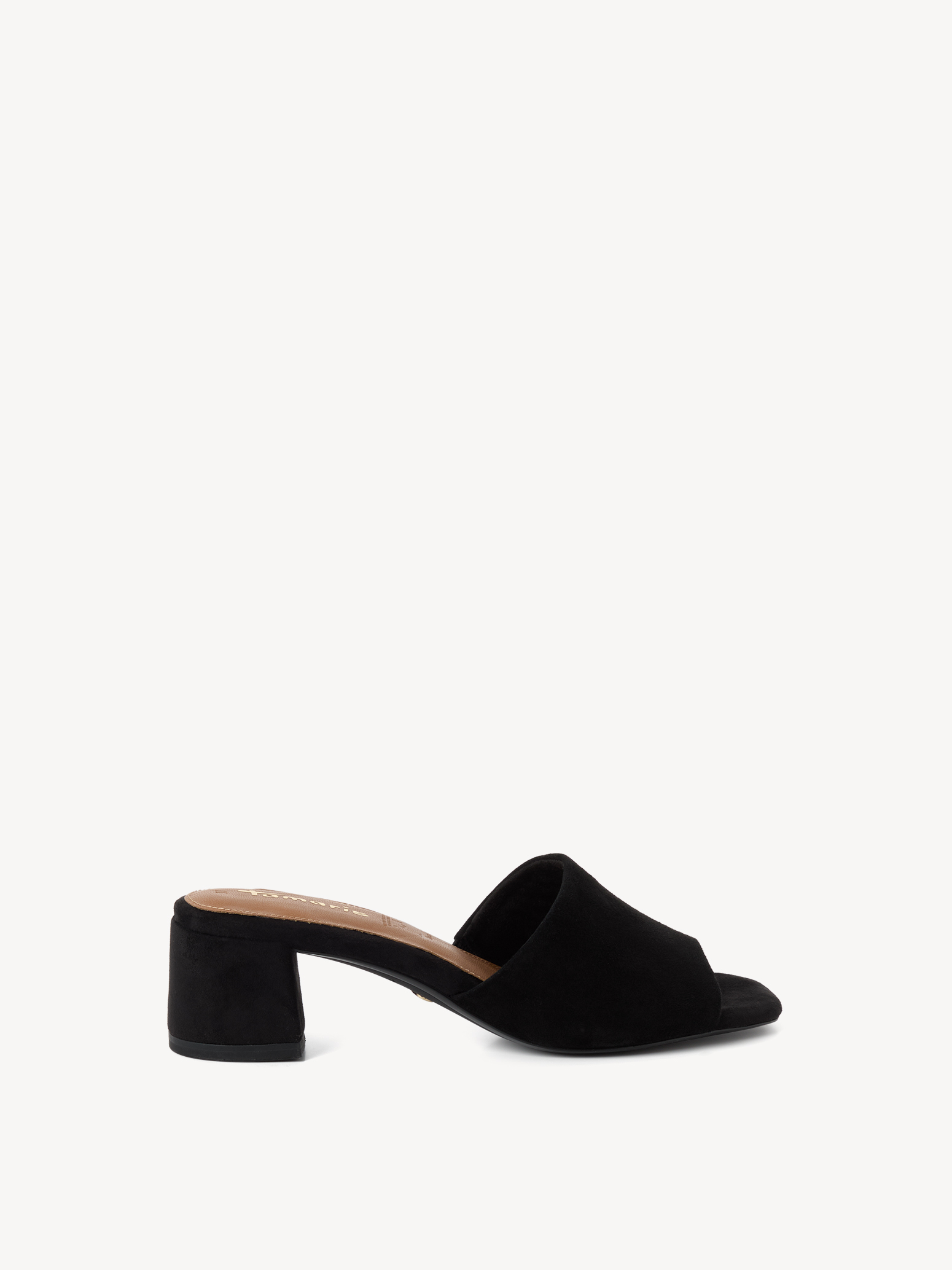 Leren Slipper - zwart