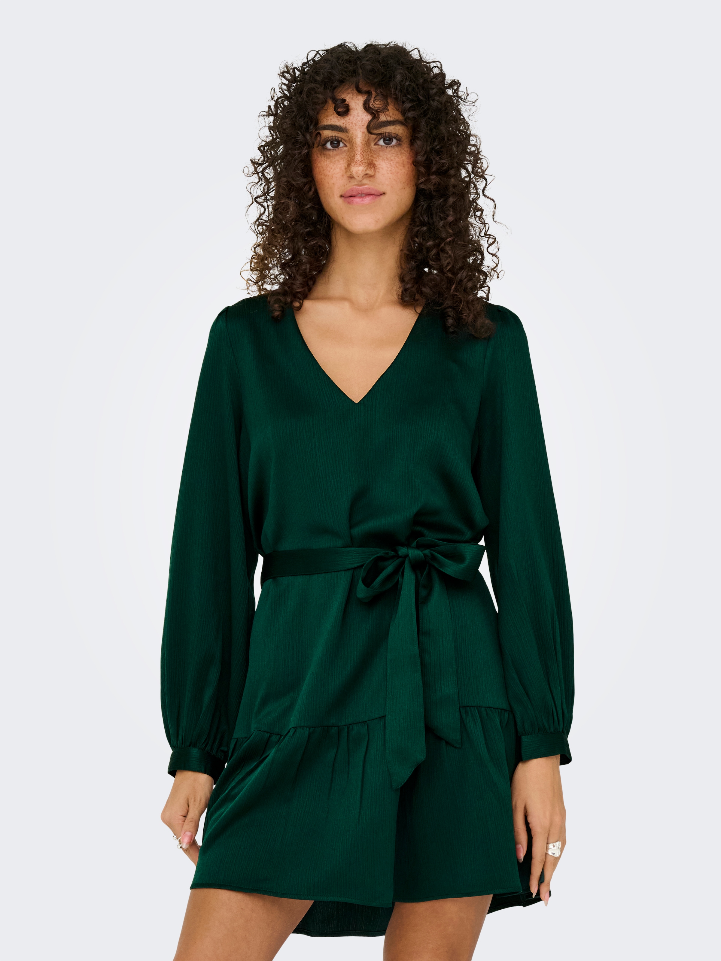 ONLY Tunikakleid »ONLNEW ALENA LIFE L/S SHORT DRESS WVN« Sommerkleid