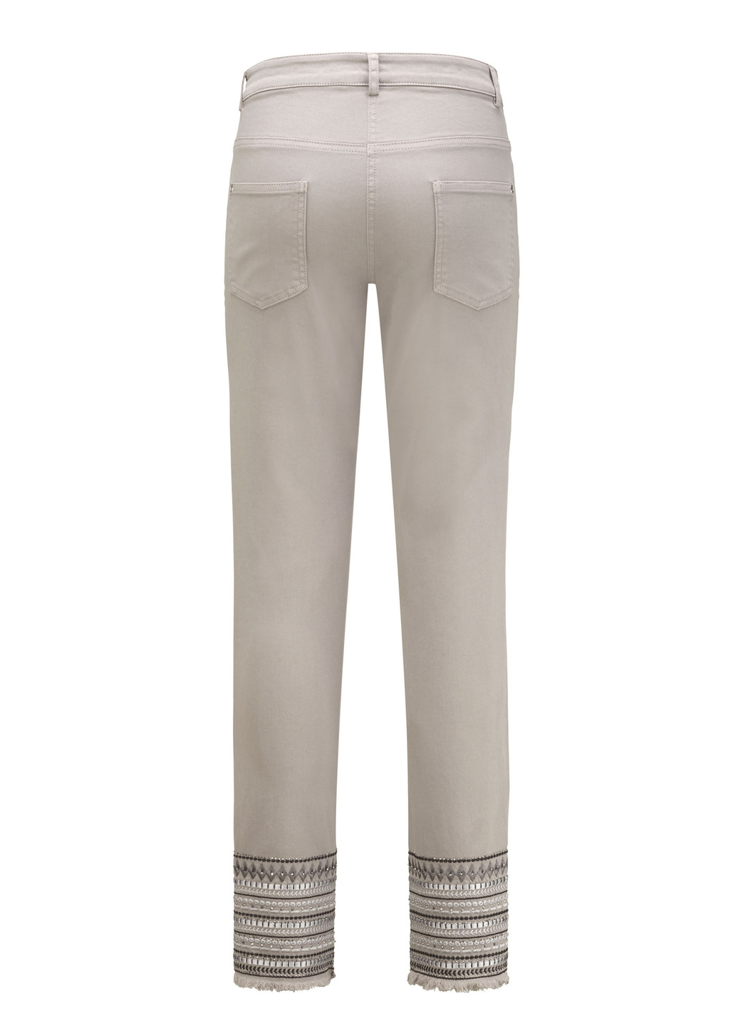 Hose mit aufwendiger Stickerei im Ethno-Stil