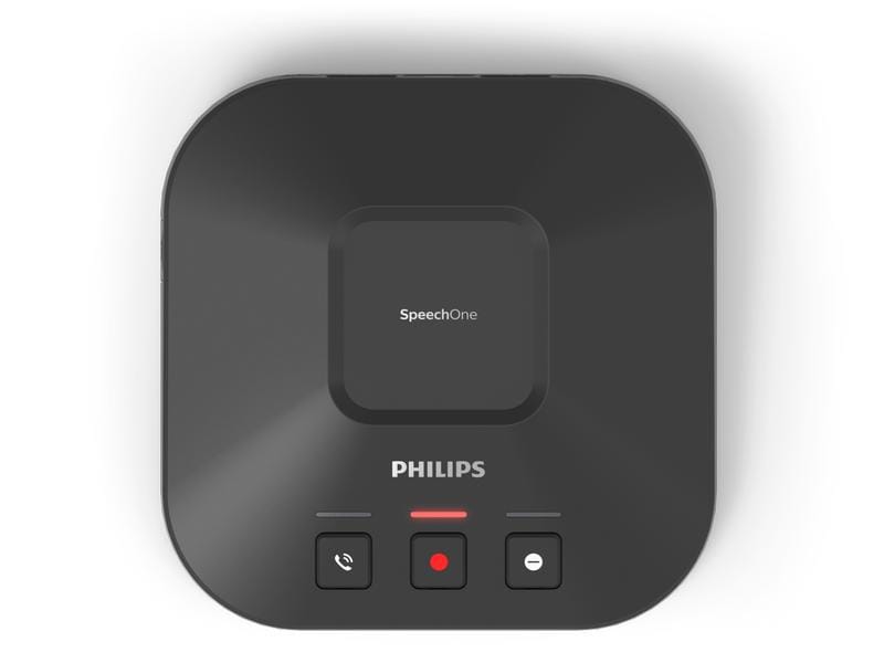Philips Headset SpeechOne Integrator PSM6300 Professionelles Diktier-Headset mit Dockingstation und Statuslicht