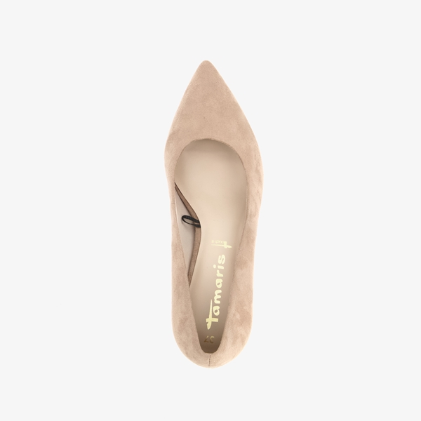 Tamaris dames pumps beige met puntneus