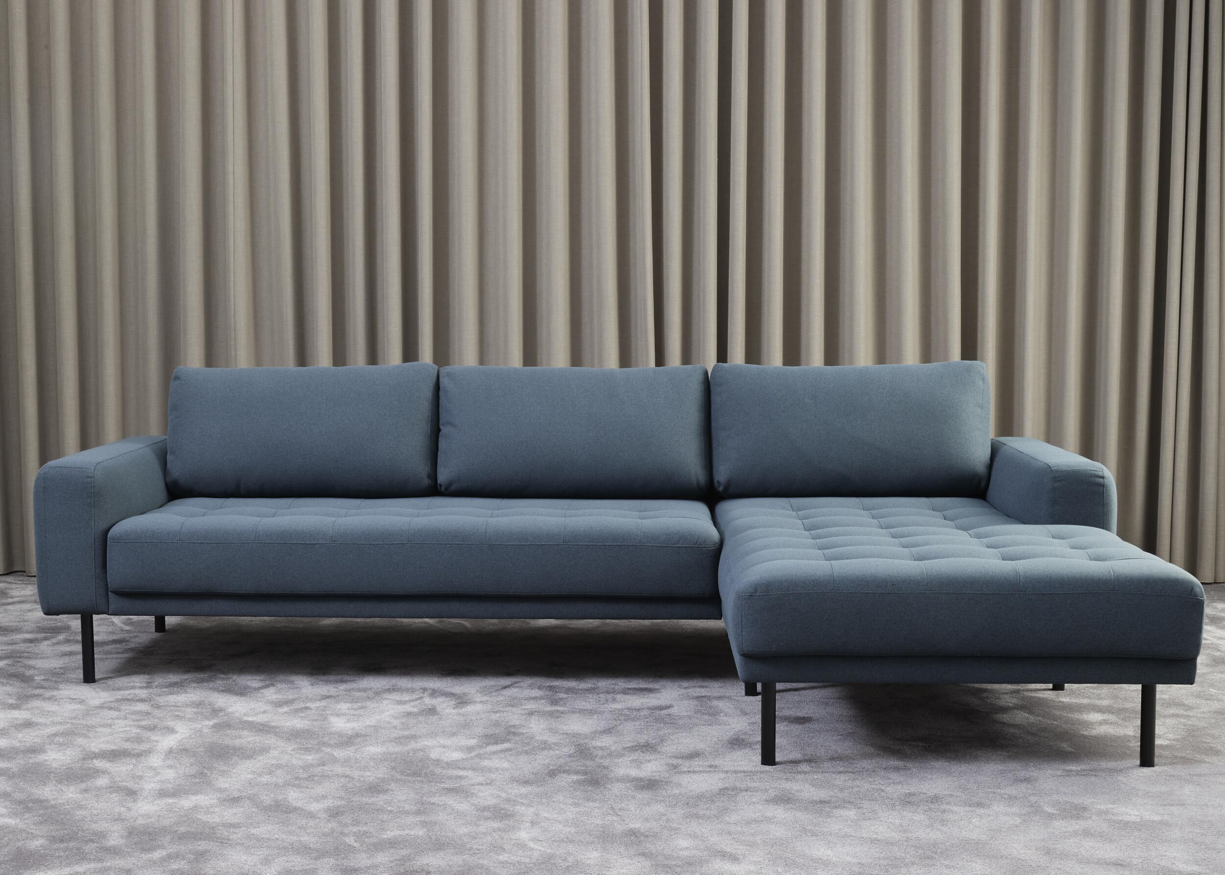 Halfdan højrevendt sofa med chaiselong