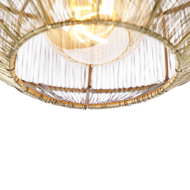 Moderne plafondlamp messing 30 cm - Bolti