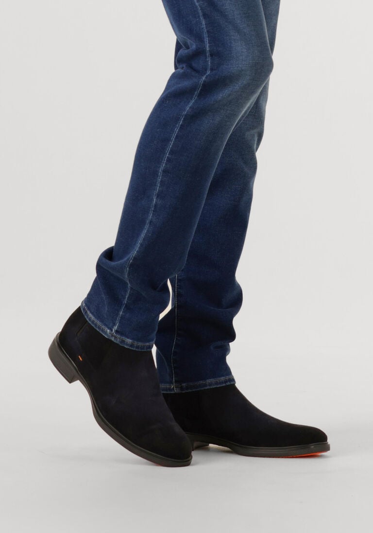 blauwe santoni chelsea boots 18937